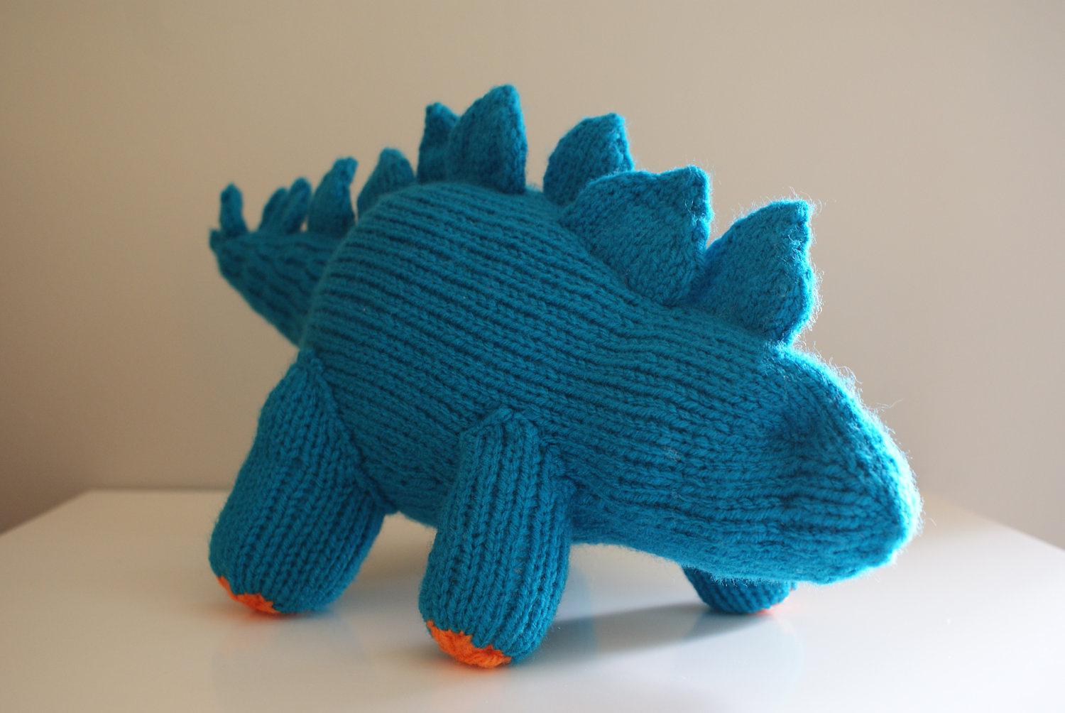 Stegosaurus Dinosaur Stuffed Animal (18" nose to tail)