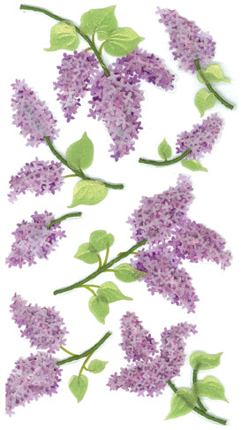 Jolee's Le Grande Dimensional Stickers - Lovely Lilacs