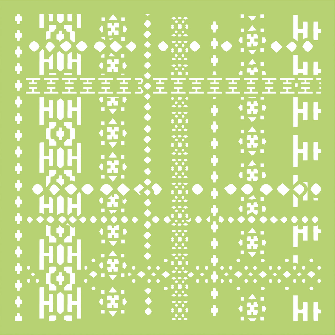Kaisercraft Designer Template 6"X6" - Nordic Weave