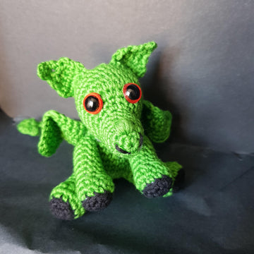Crochet Dragon keyring/car accessory