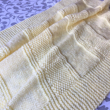 Textured Stripes Baby Blanket