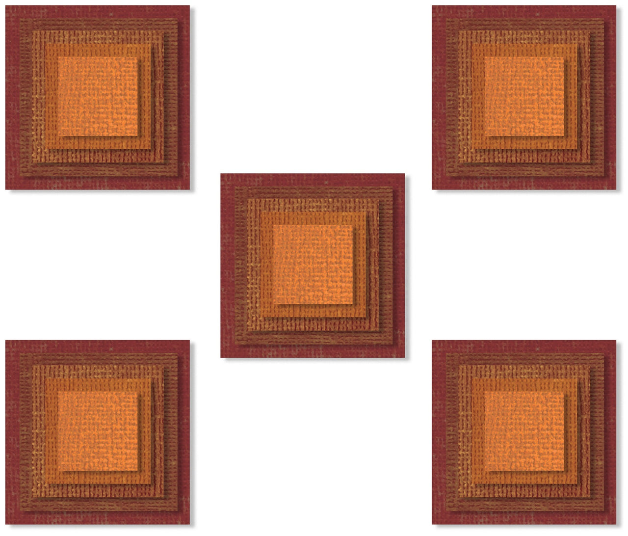 Sizzix Thinlits Dies By Tim Holtz - Stacked Squares