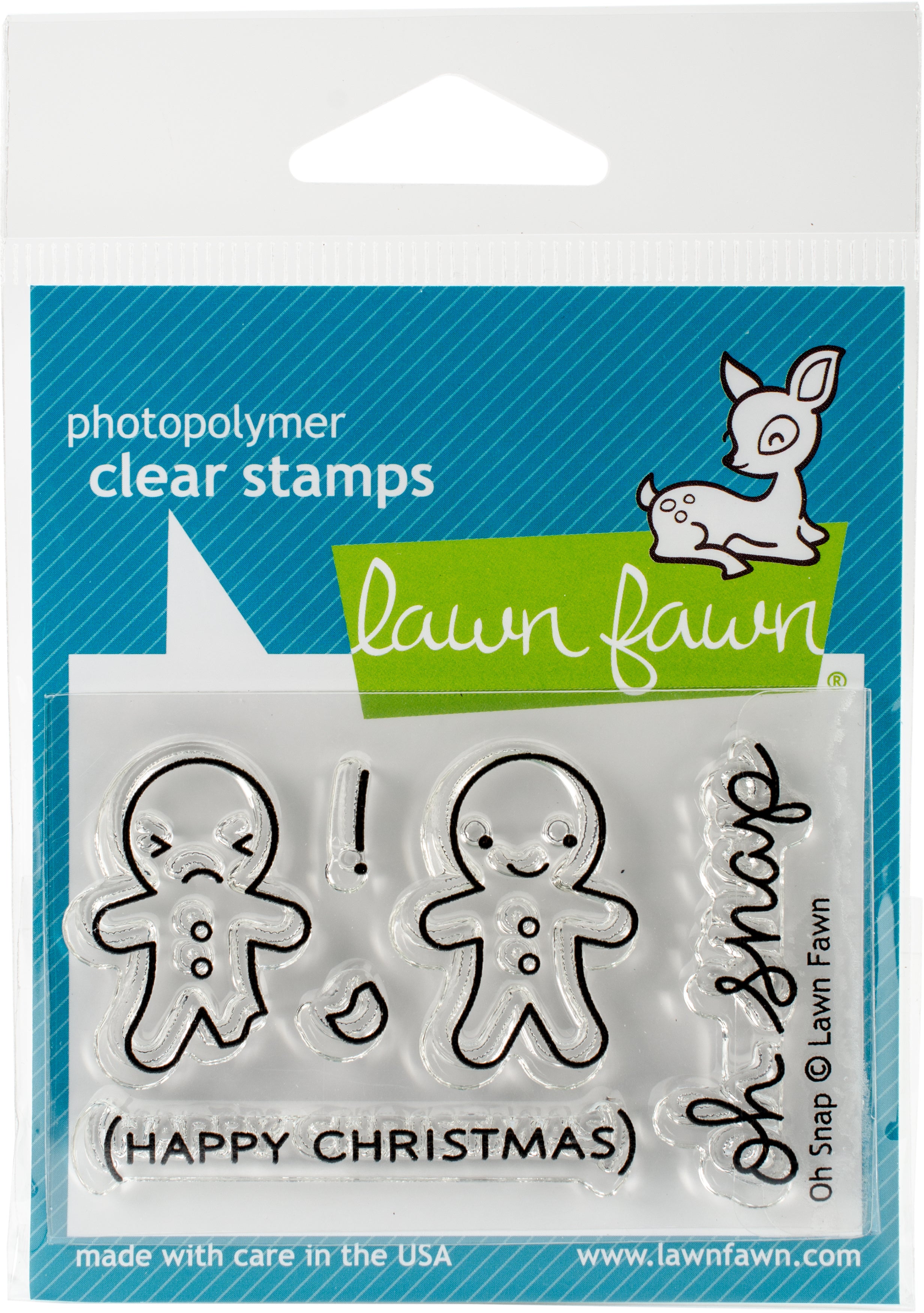 Lawn Fawn Clear Stamps 3"X2" - Oh Snap