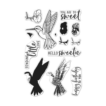 Hero Arts Color Layering Clear Stamps 4"X6" - Hummingbird