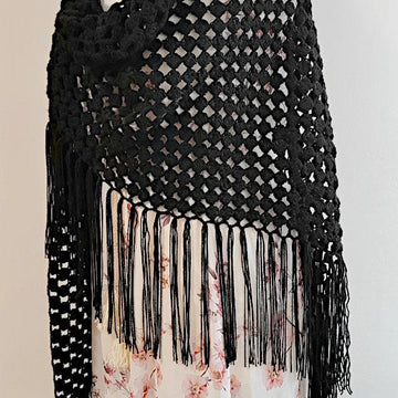 Double Bobble Countess Shawl