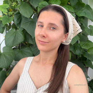 Knitted Summer Bandana