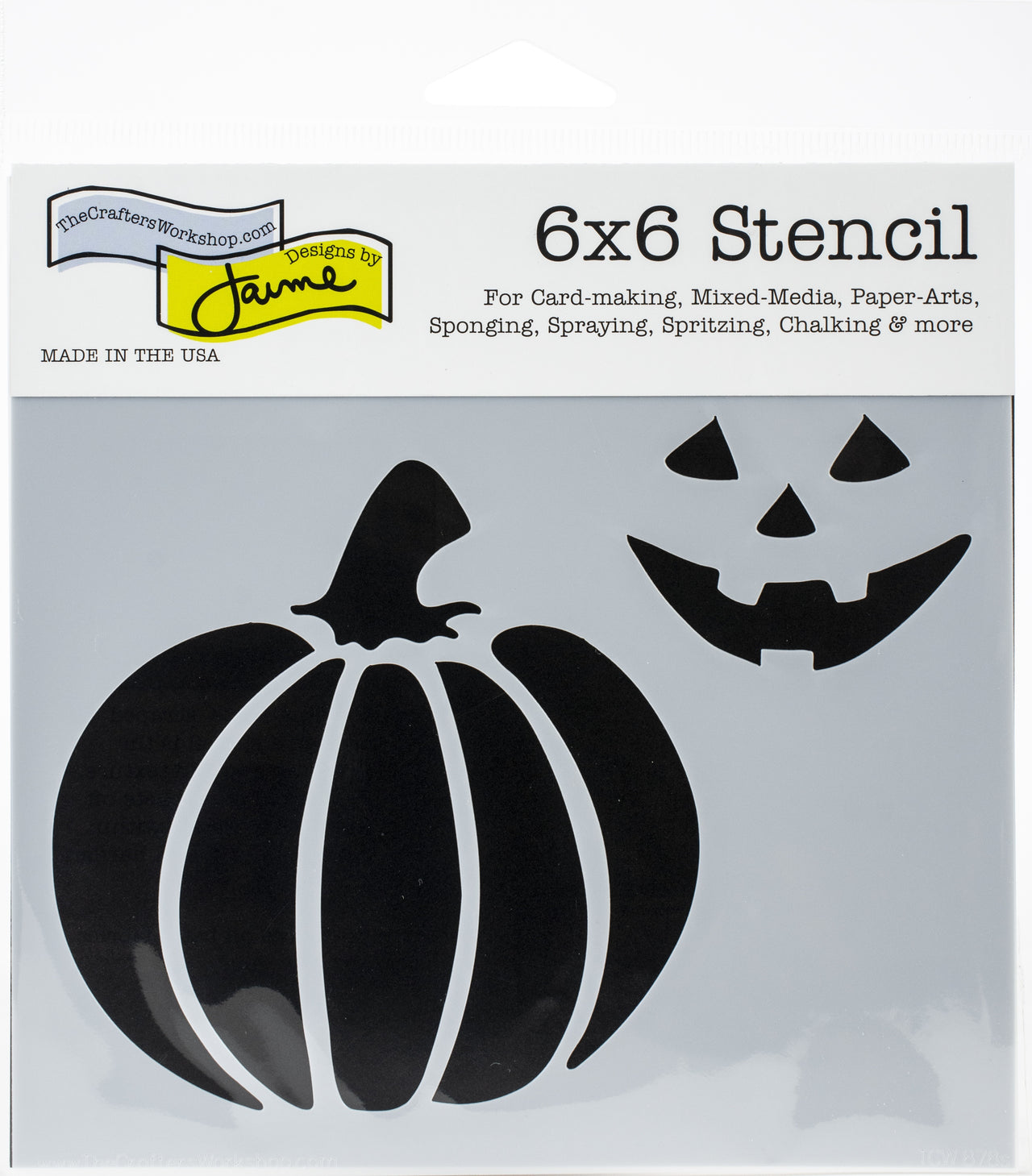 The Crafter's Workshop Crafter's Workshop Template 6"X6" - Jack-O-Lantern