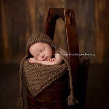 #63 Chunky bonnet and blanket set
