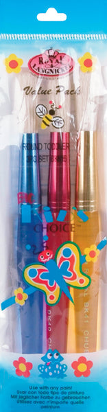 Royal Brush Big Kid's Choice Toddler Brush Set - 3/Pkg