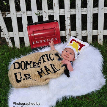 Mail Bag and Stamp Hat
