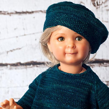 Baby set "Emma" (dress and tam)