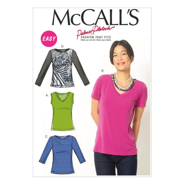 McCall's Misses' Tops M6964 - Sewing Pattern