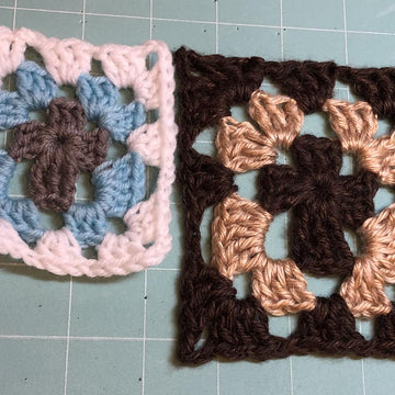 Cross-in-the-Middle Granny Square