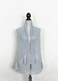 Shawl and Hooded Scarf with Pockets # 268