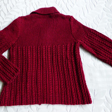 Connie Plus - Cable and Rib Jacket