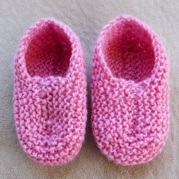 Alyssa - 8ply baby slippers or shoes