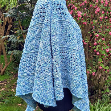 Cornflower Sky Poncho