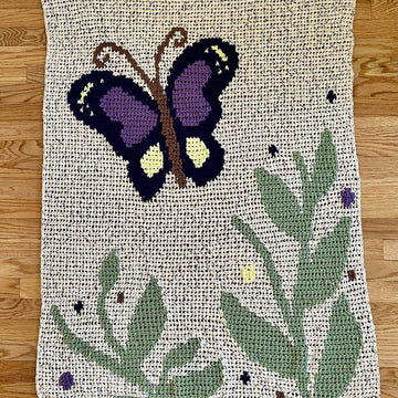 Butterfly Charm Baby Blanket