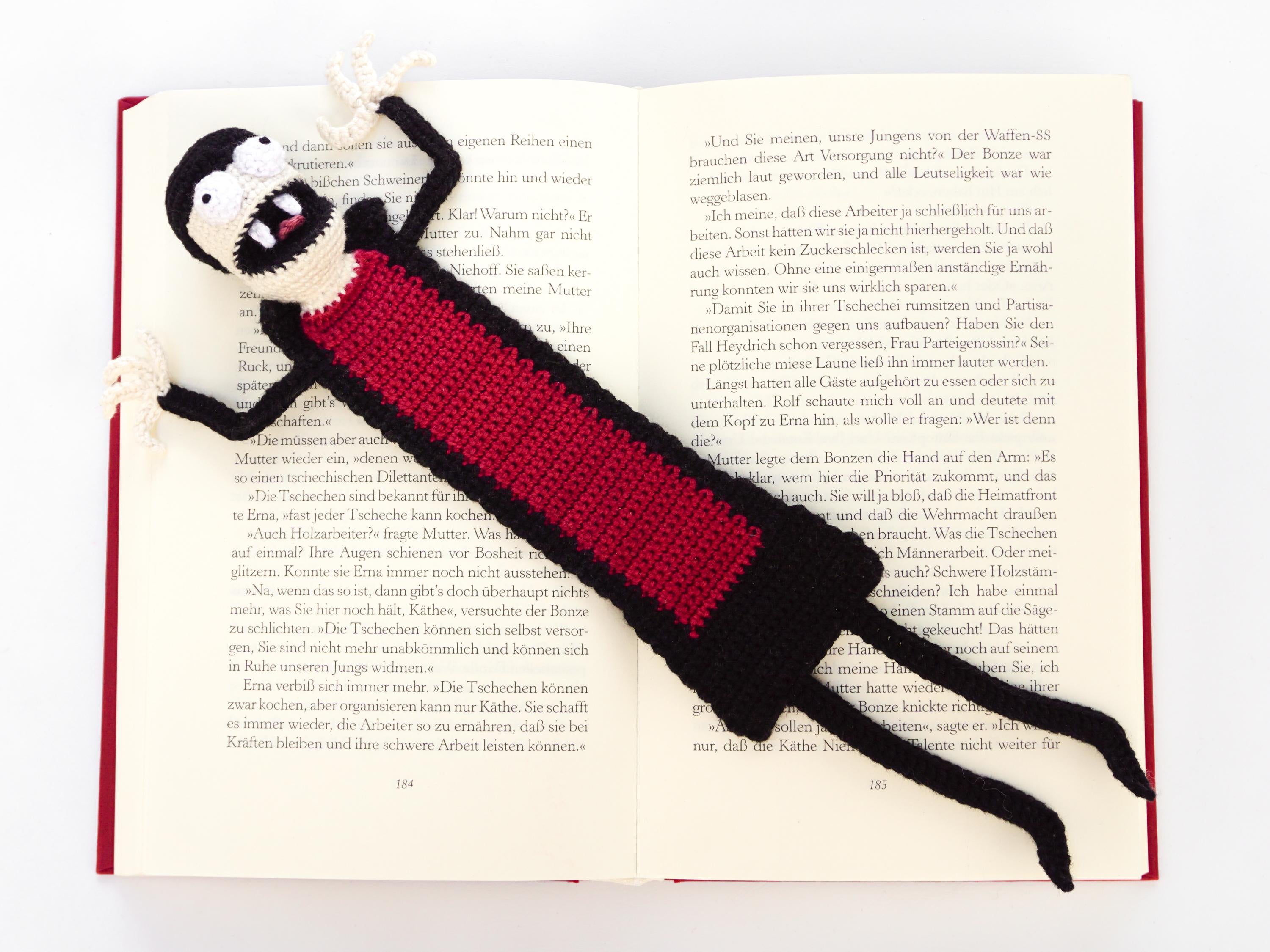 Vampire Bookmark Crochet Pattern