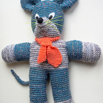 Knit a Story about the Raindrop Family - mouse, horse, duck, elephant