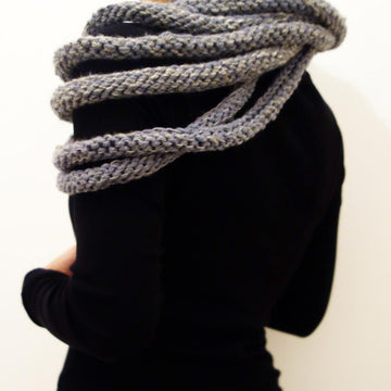 Ripped Ribbed Chunky Cowl