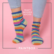 Wavy Woods Socks - Free Knitting Pattern in Paintbox Yarns Socks