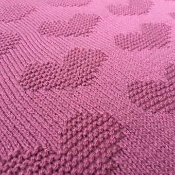 Love Heart Baby Blanket