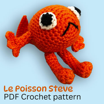 Le poisson steve crochet pattern