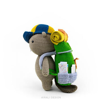 Lenny the amigurumi Beaver