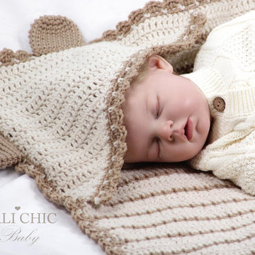 Little Bear Hooded Baby Blanket #157