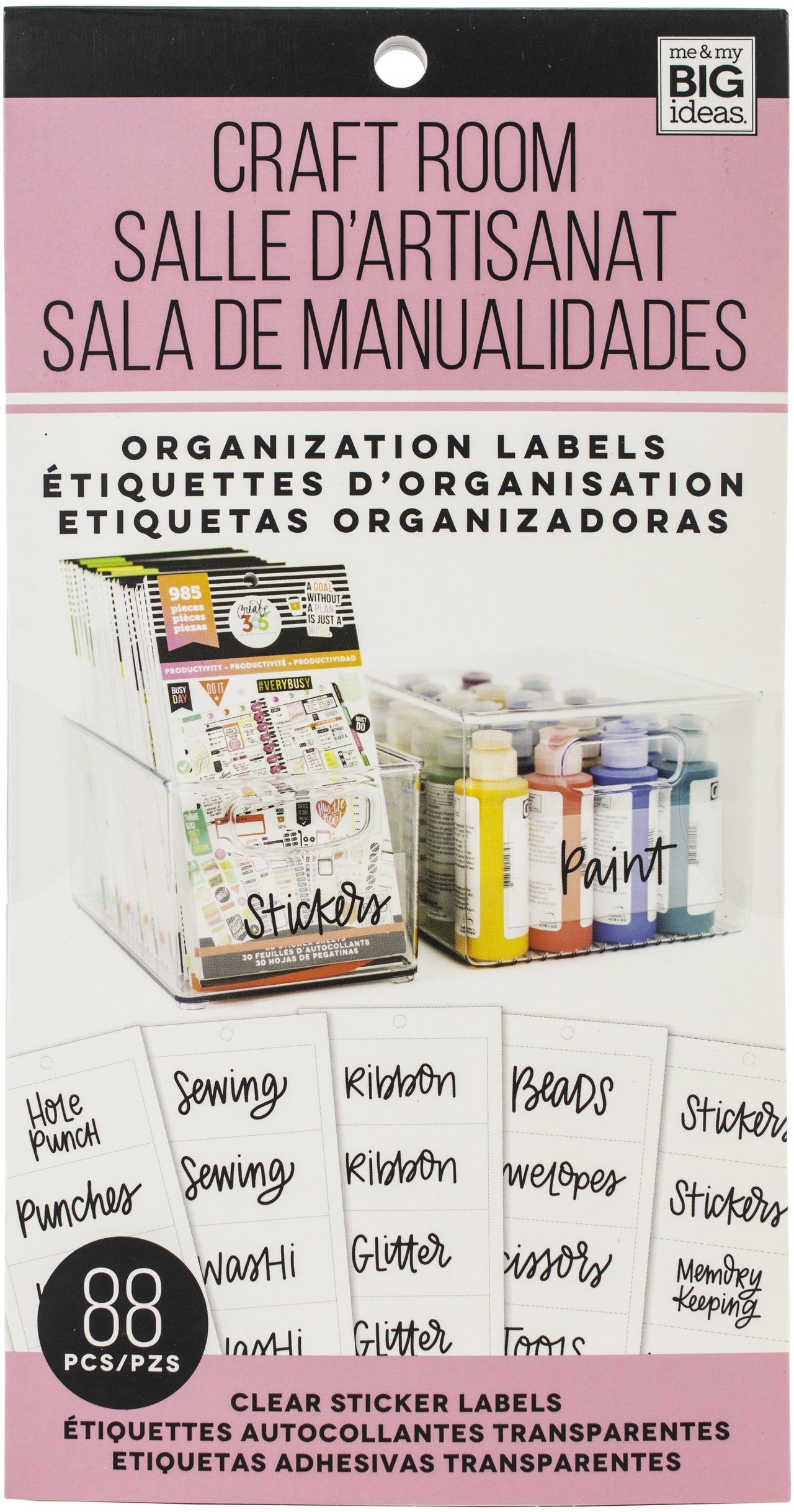 Storage Labels - Craftroom, 88/Pkg