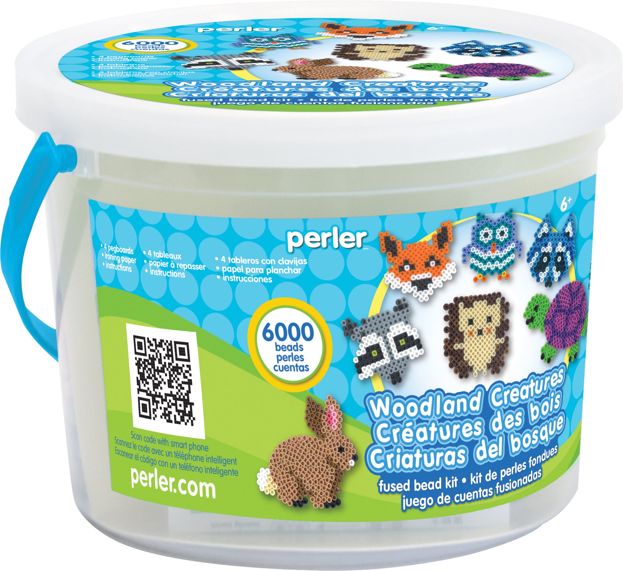 Perler Fused Bead Bucket Kit - Woodland Creatures