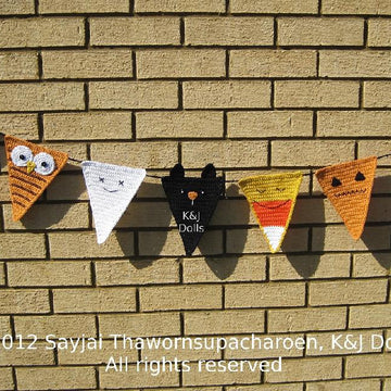 Halloween Bunting Crochet Pattern