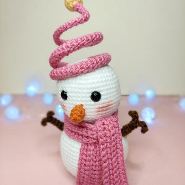 Snowman amigurumi pattern