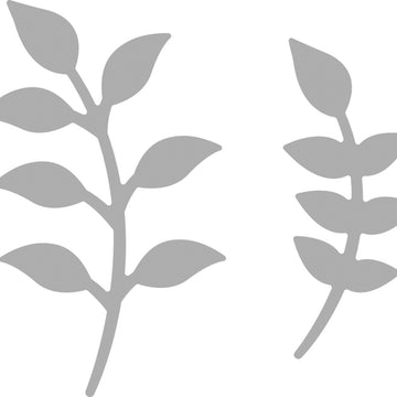 Paper Rose Dies - Small Leafy Branches