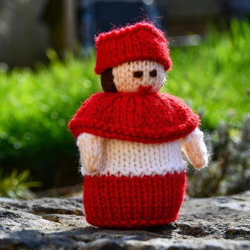 Tudor Cardinal Doll Knitting Pattern - Toy Knitting Pattern