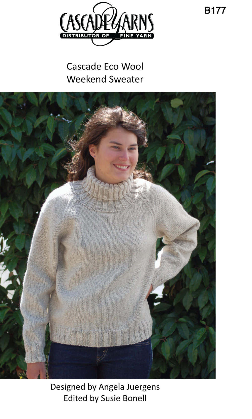 Weekend Sweater in Cascade Ecological Wool - B177