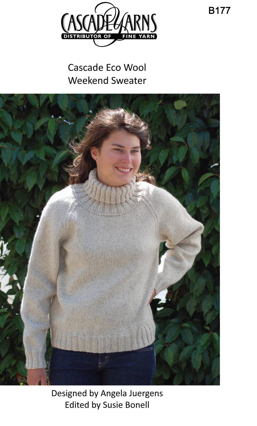 Weekend Sweater in Cascade Ecological Wool - B177