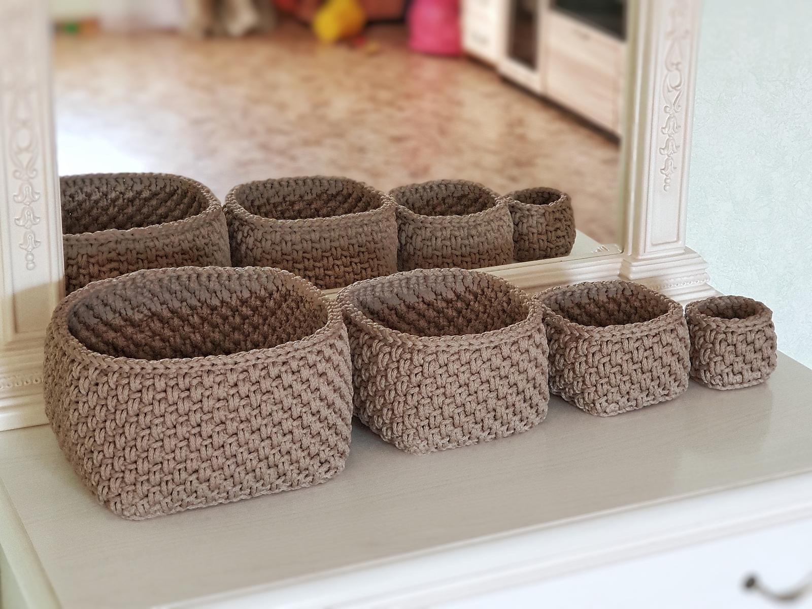 Nesting Wicker Baskets