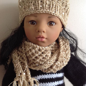 City Chic; Chevron dress for 18" dolls