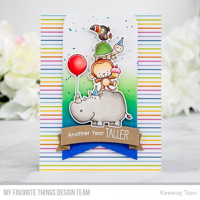 My Favorite Things Birdie Brown Stamps 4"X8" - Birth-Yay