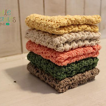 Autumn Days Dishcloth Set of 5