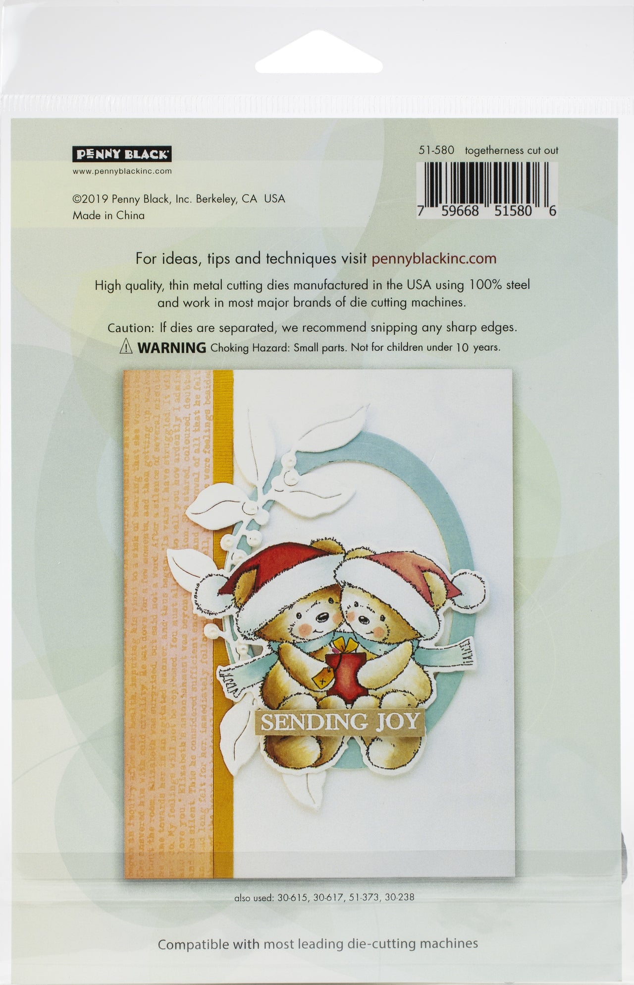Penny Black Creative Dies - Togetherness Cut Out 5.6"X5"