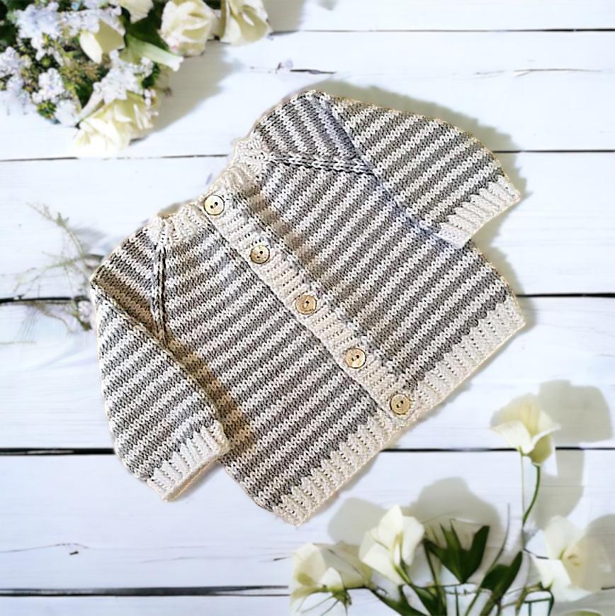 Striped Baby Party Cardi
