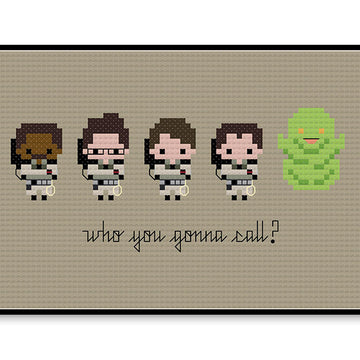Ghostbusters Bite Size - PDF Cross Stitch Pattern