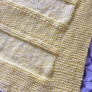 Textured Stripes Baby Blanket