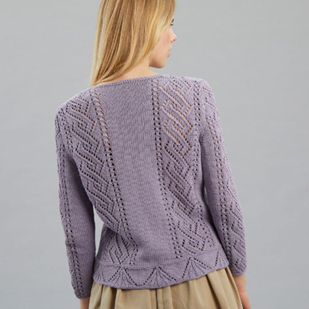 Zarah - Cardigan Knitting Pattern For Women in Debbie Bliss Piper