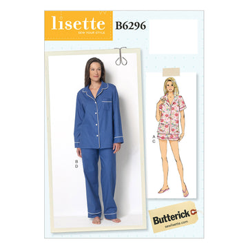 Butterick Misses' Top, Shorts and Pants B6296 - Sewing Pattern