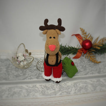 Santa Deer Amigurumi