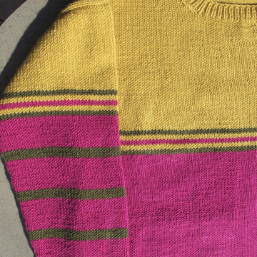 Easy Fit Colour-Block Sweater